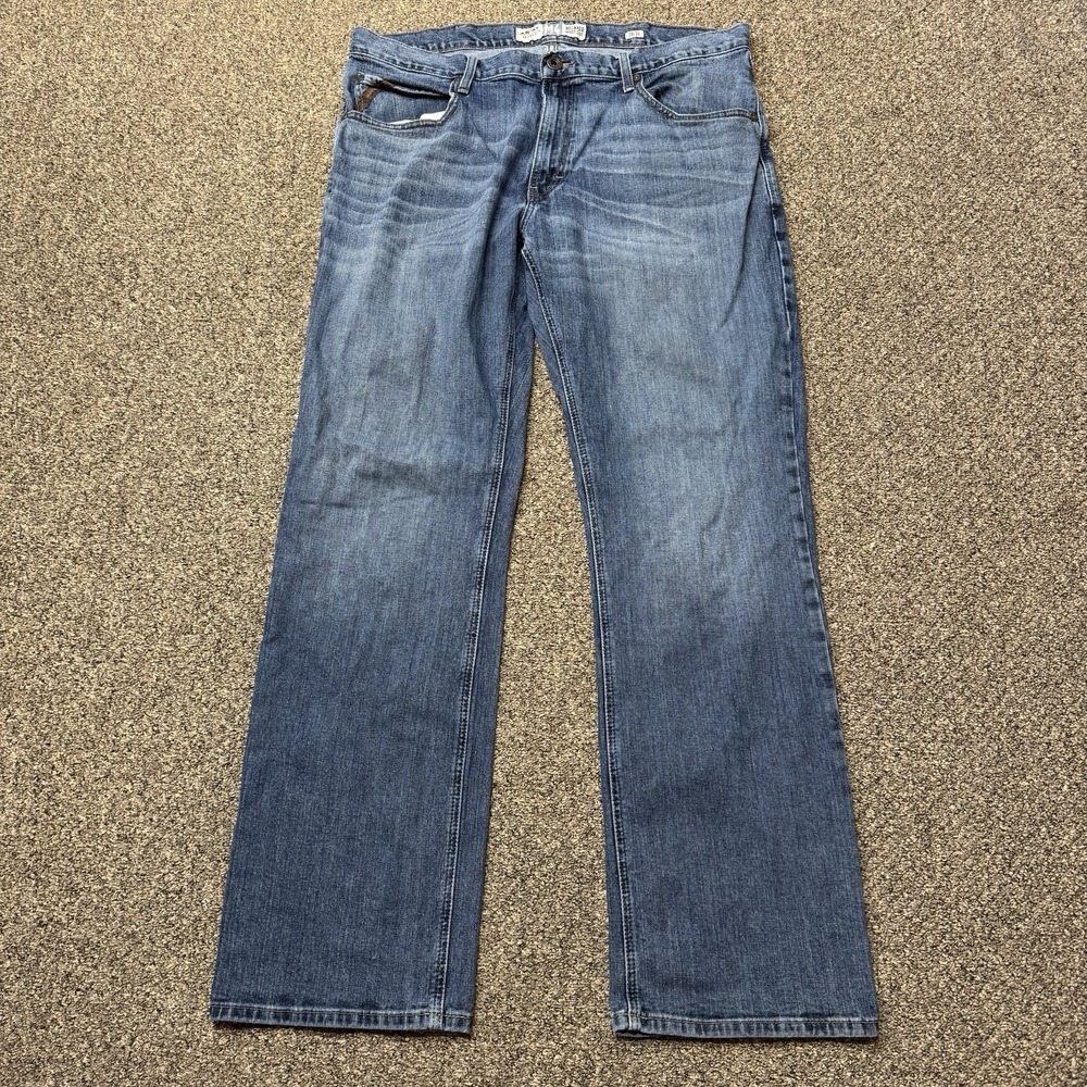 Ariat Rebar M4 Relaxed Boot Jeans Men's Size 38x34 Blue Denim Workwear